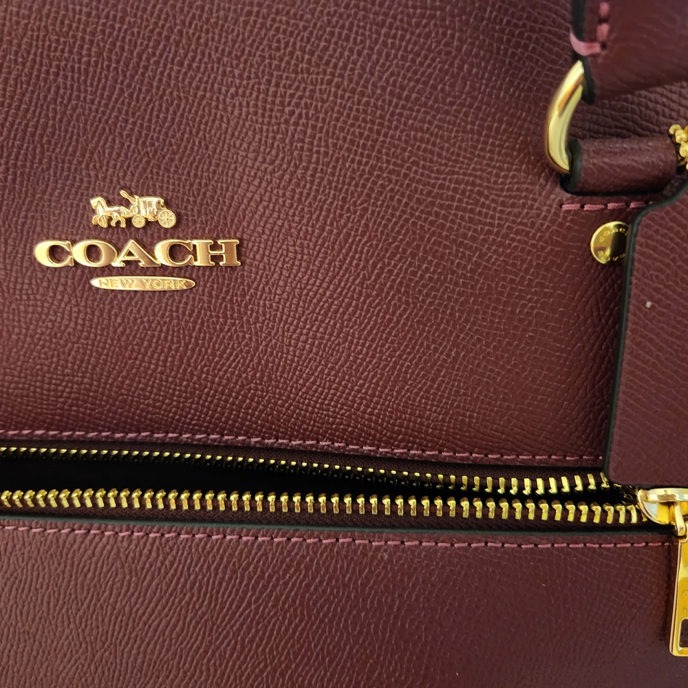 NWT Coach Black Cherry Tote